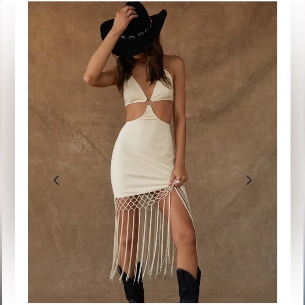 Festival wear 12th Tribe Cut-out stagecoach dress